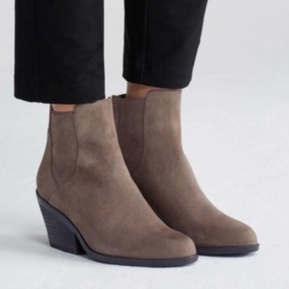 Eileen Fisher Shoes - Eileen Fisher Peer-Su Suede Ankle Booties Size 7